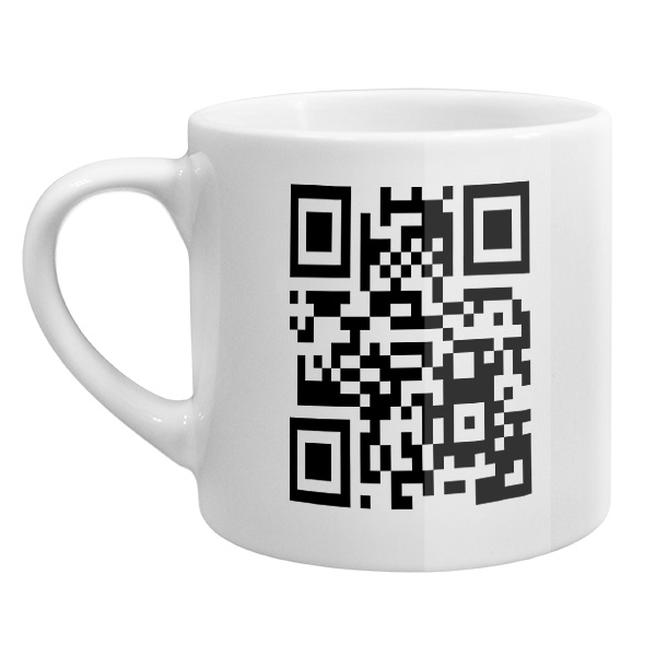 Кофейная чашка QR-код
